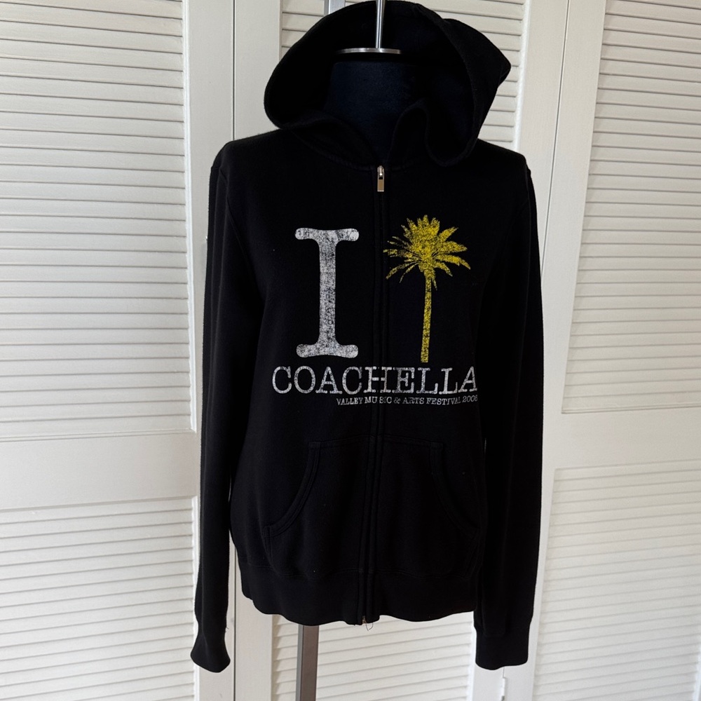 Black Coachella Hoodie 2008 🌴🌴 RARE